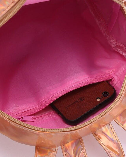 Einhorn Pelz Pailletten-Rucksack