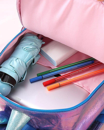 Einhorn-Rucksack Glänzend Lila