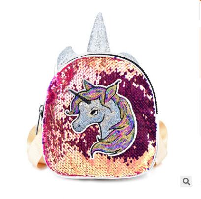 Glitzer-Einhorn-Rucksack