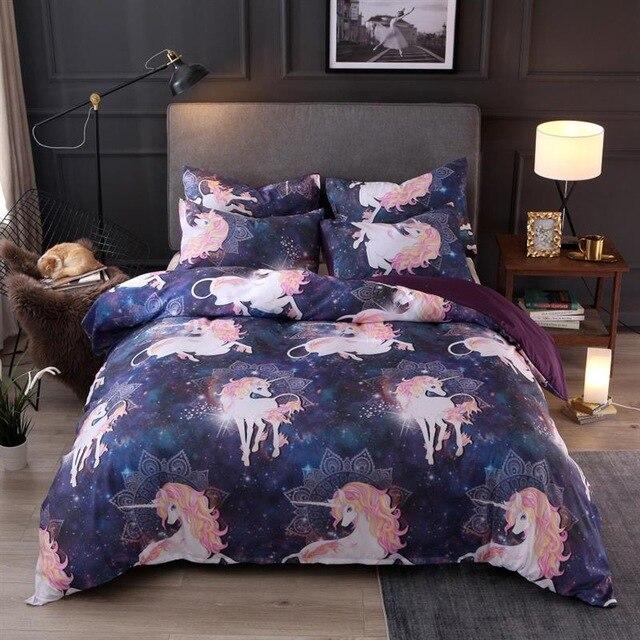Einhorn Traum Bett Set