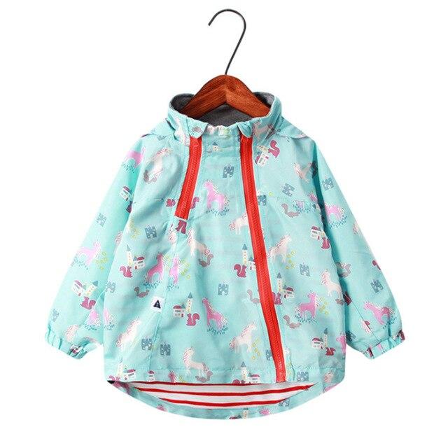 Wasserdichte Einhorn Jacke