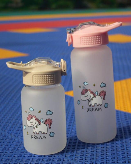 Einhorn Glasflasche