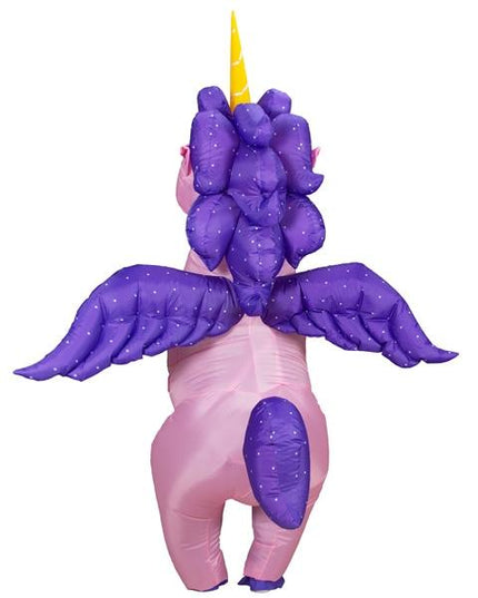 Aufblasbares Einhorn Kostüm Mann
