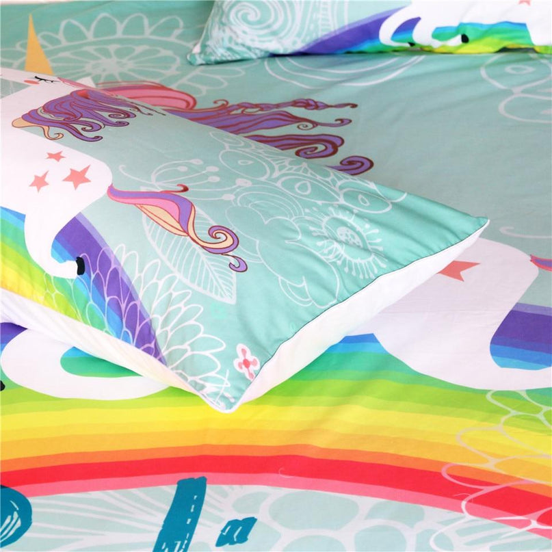 Einhorn-Wunder-Bett-Set