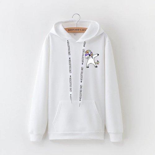 Einhorn Kapuzenpullover Frau Dab