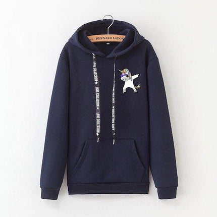 Einhorn Kapuzenpullover Frau Dab