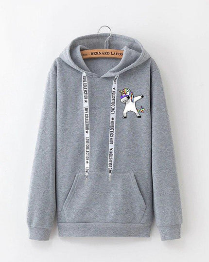 Einhorn Kapuzenpullover Frau Dab