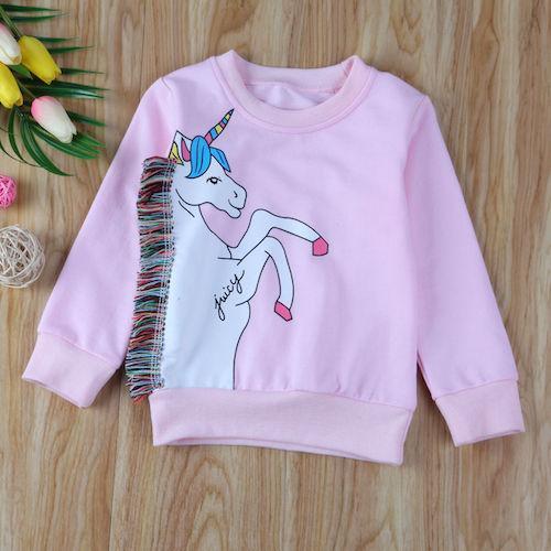Einhorn Baby Pullover Kawaii Rosa