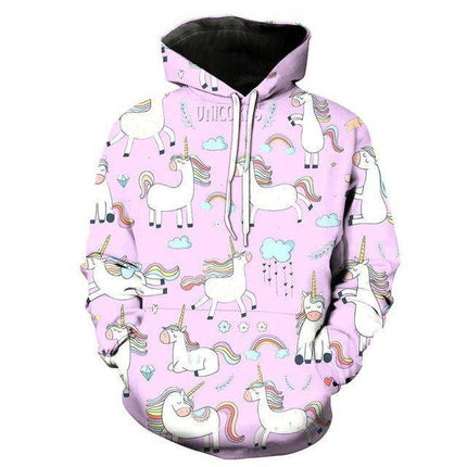 Einhorn Pullover Kinder Rosa