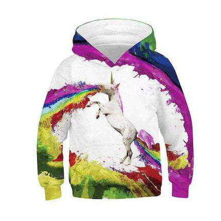 Einhorn Pullover Kind Kotze