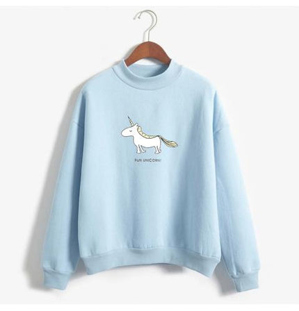 Kawaii Frau Einhorn Pullover