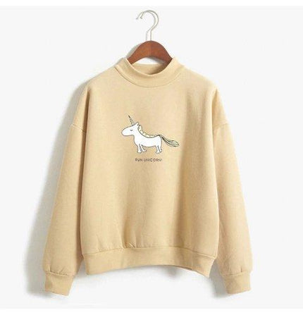 Kawaii Frau Einhorn Pullover