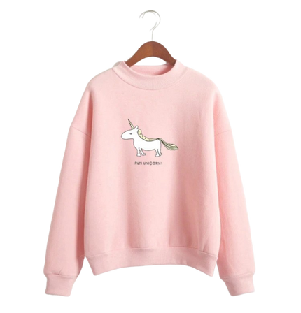 Kawaii Frau Einhorn Pullover