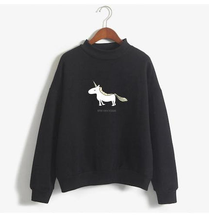 Kawaii Frau Einhorn Pullover