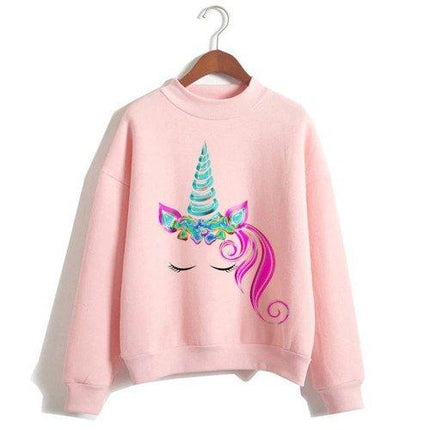 Prinzessin Rosa Einhorn Pullover für Frauen