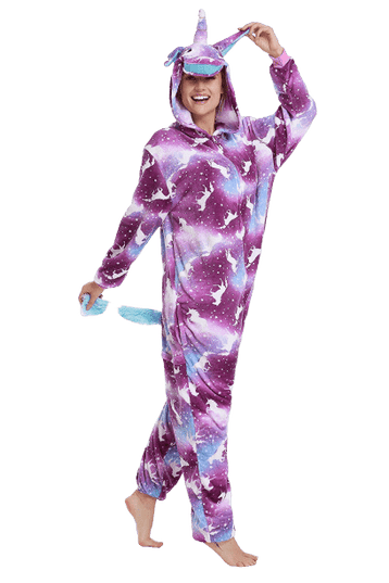 Galaxy Erwachsene Einhorn Pyjamas