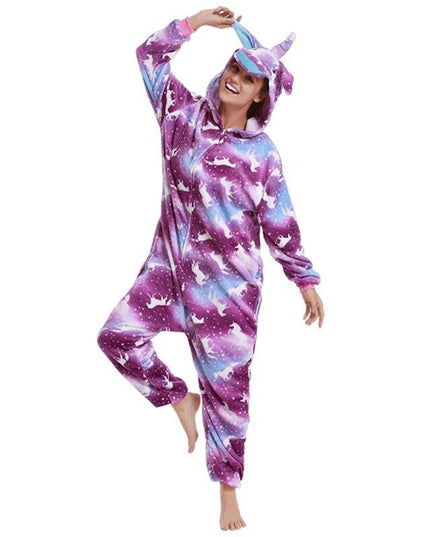 Galaxy Erwachsene Einhorn Pyjamas