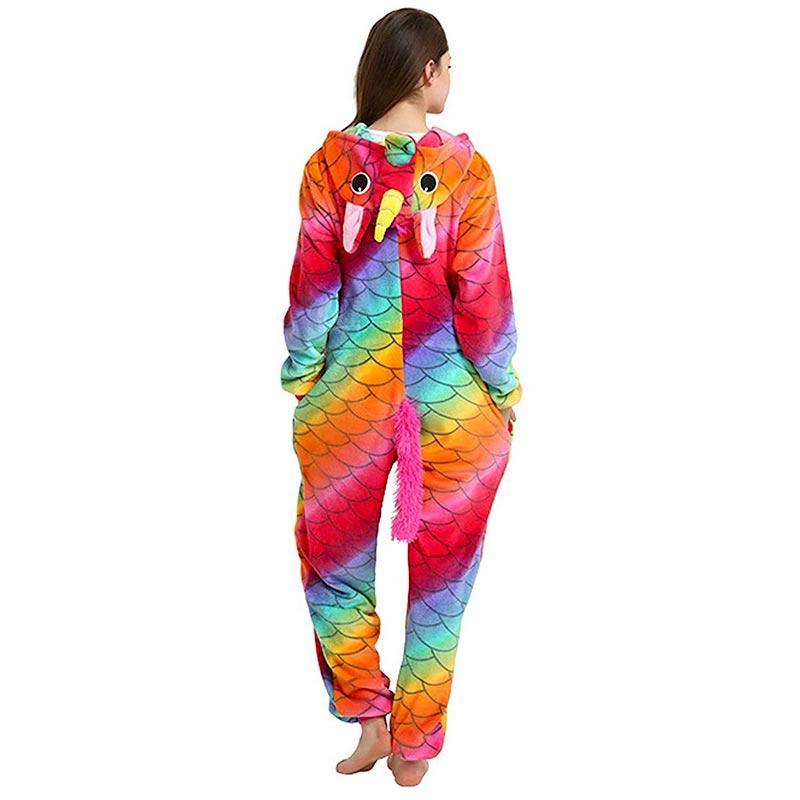 Erwachsene Einhorn Polar Fleece Pyjamas