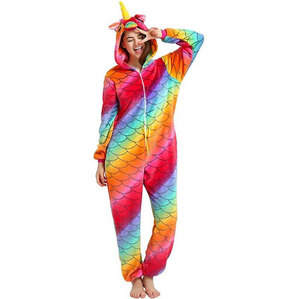 Erwachsene Einhorn Polar Fleece Pyjamas
