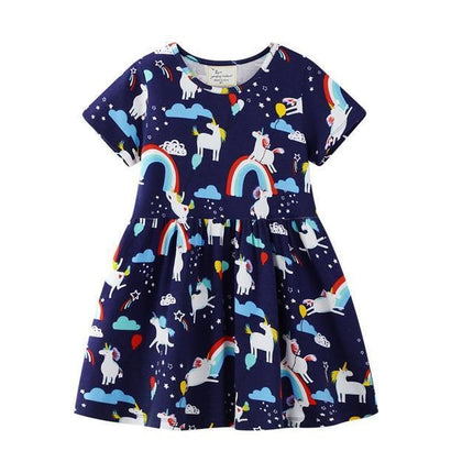 Emoji Einhorn Licht Kleid