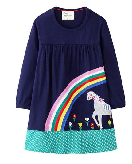 Einhorn Regenbogen Kleid