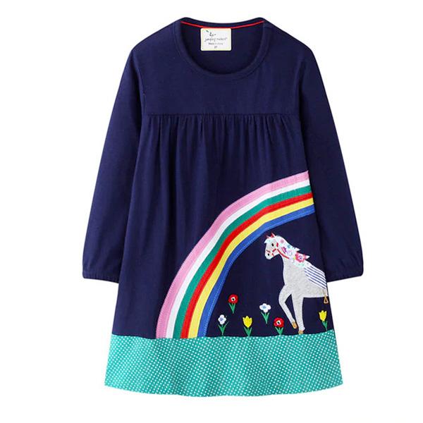 Einhorn Regenbogen Kleid