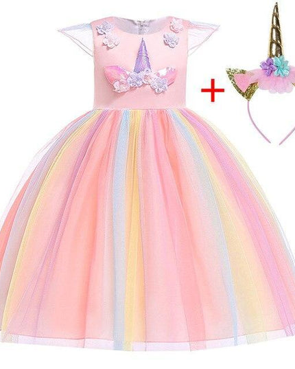 Einhorn Kleid Verkleidung Mädchen