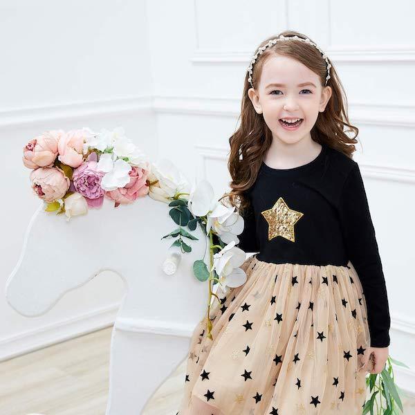 Einhorn Kleid Stern Licht