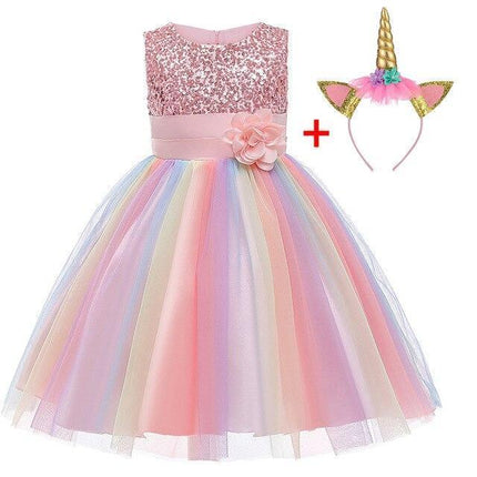 Einhorn Kleid Mädchen