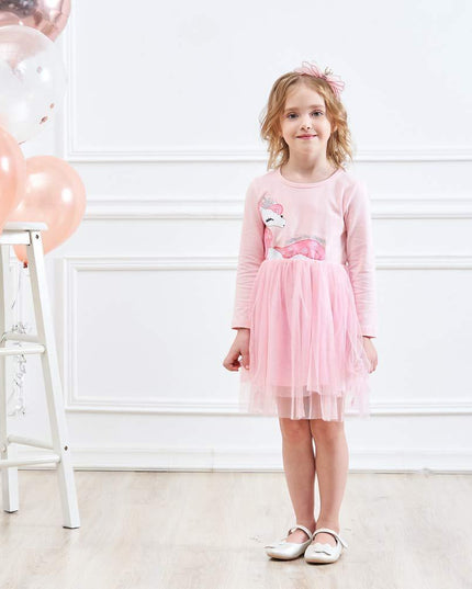 Rosa Licht Einhorn Kleid