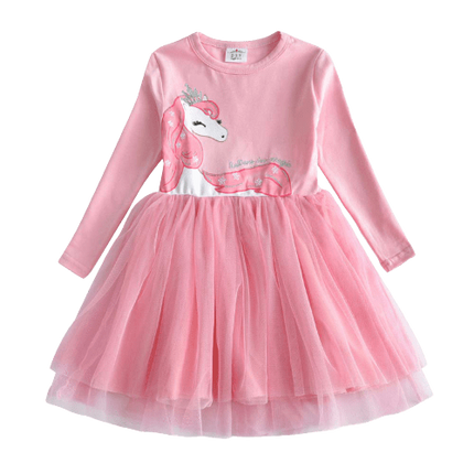 Rosa Licht Einhorn Kleid