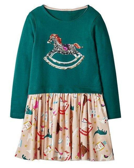 Einhorn Kleid Mädchenkleidung