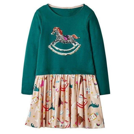 Einhorn Kleid Mädchenkleidung