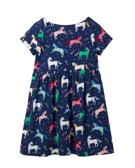 Einhorn Mädchen Kleid
