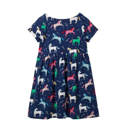 Einhorn Mädchen Kleid