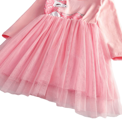 Rosa Licht Einhorn Kleid