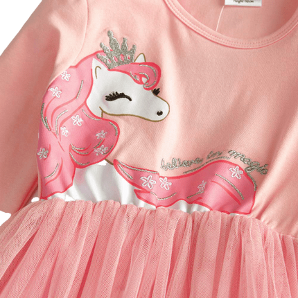 Rosa Licht Einhorn Kleid