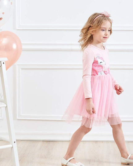 Rosa Licht Einhorn Kleid