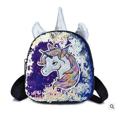 Glitzer-Einhorn-Rucksack