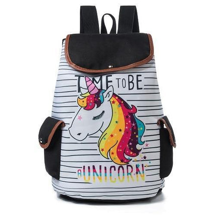 Gestreifter Einhorn-Rucksack
