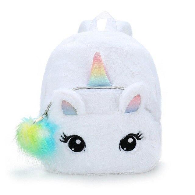 Weißer Einhorn-Rucksack
