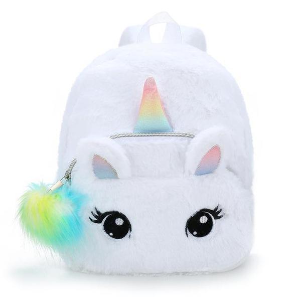 Weißer Einhorn-Rucksack