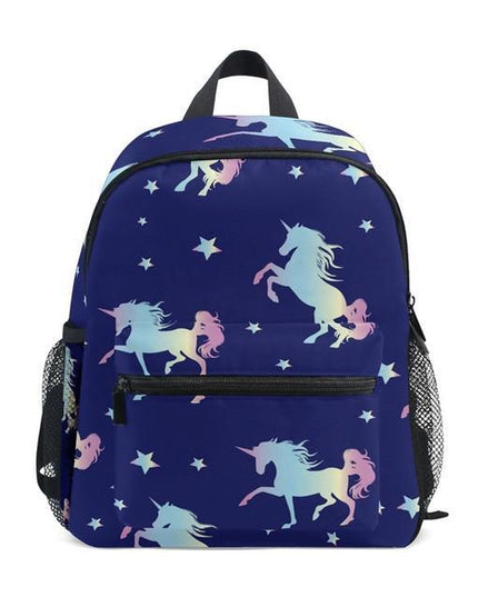 Marineblauer Einhorn-Rucksack