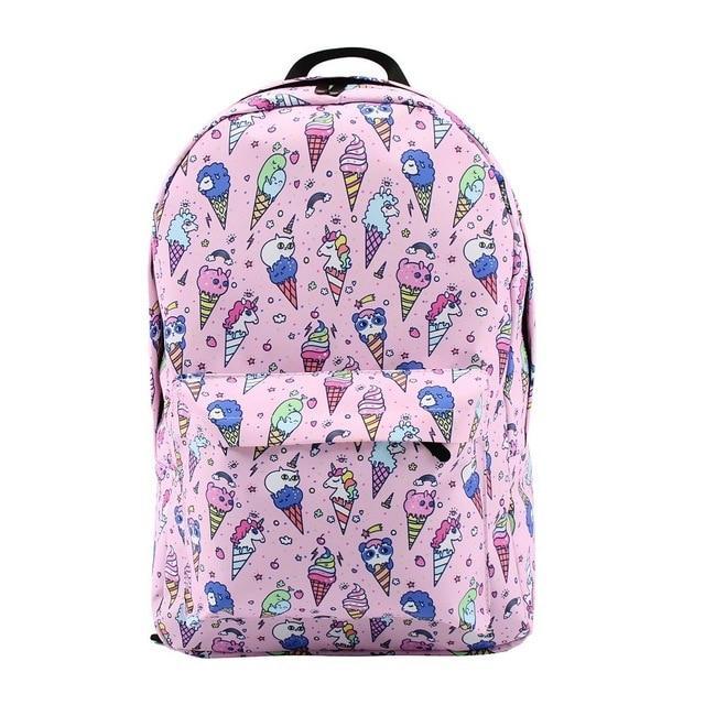 Rucksack Einhorn Eis Horn
