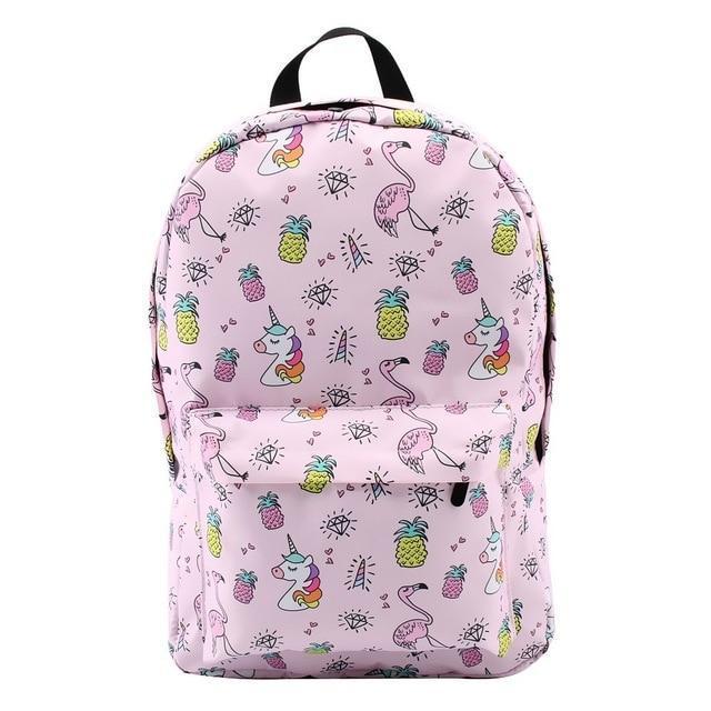 Emoji Ananas Einhorn-Rucksack