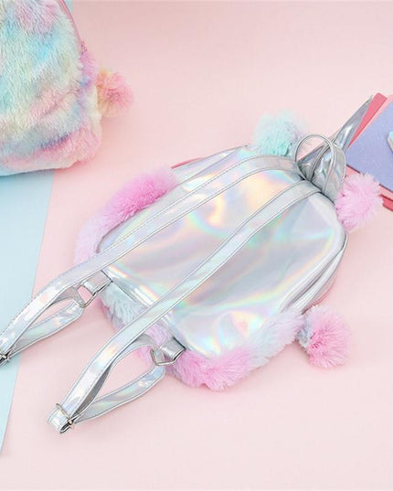 Einhorn-Fell-Rucksack