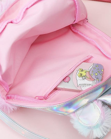 Einhorn-Fell-Rucksack