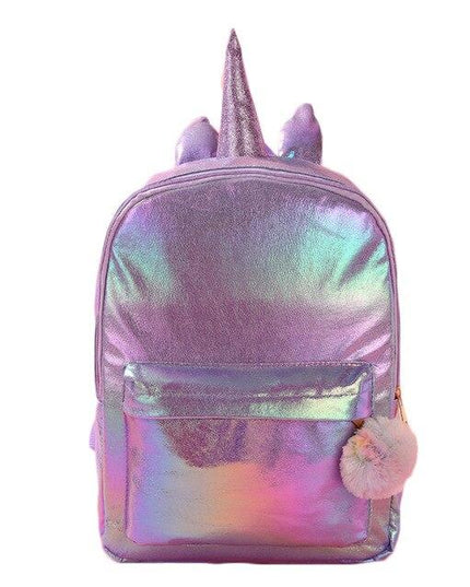 Einhorn-Rucksack Glänzend Lila