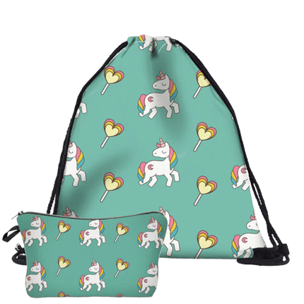 Kawaii Einhorn Licht Tasche Frau