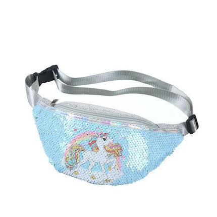 Blaue Einhorn Hüfttasche Kind
